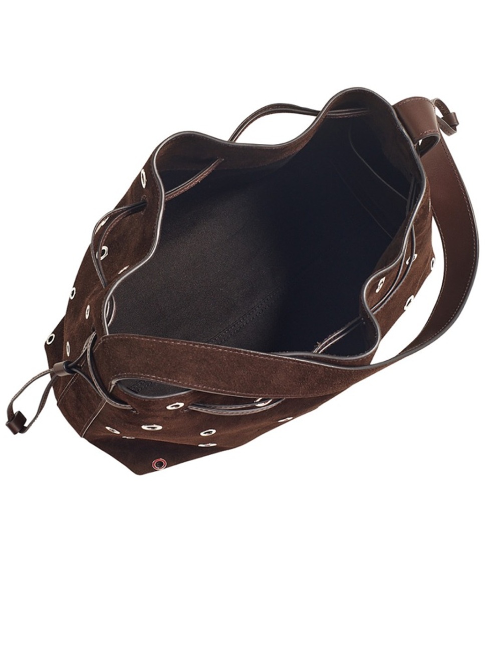 NWT Madewell Suede Bucket Grommet Bag - Picture 3 of 9